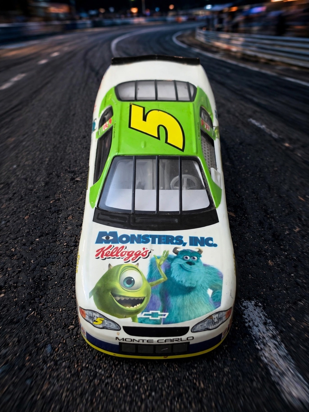 Kellogg’s Monsters Inc. #5 NASCAR Chevrolet Monte Carlo Diecast Race Car